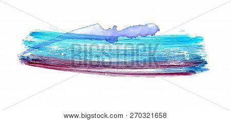Alcohol Ink Sea Texture. Fluid Ink Abstract Background. Art For Design