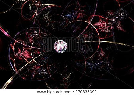 Computer Generated Inimitable Unique Sacred Fractal Image
