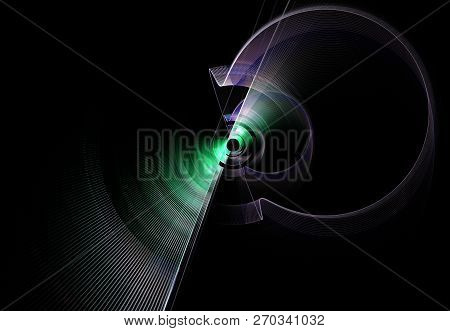 Computer Generated Inimitable Unique Sacred Fractal Image