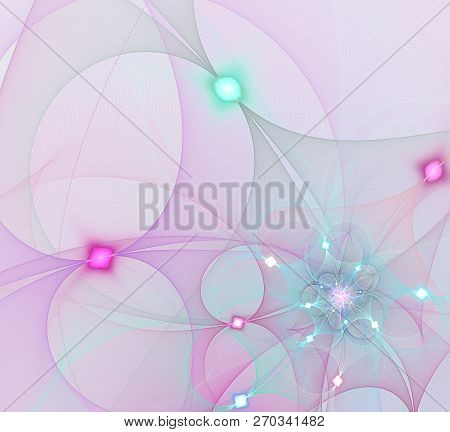 Computer Generated Inimitable Unique Sacred Fractal Image
