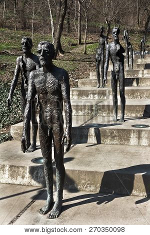 Prague, Czech Republic - March 30, 2018: Monument To The Victims Of Communism In Prague. A Number Of