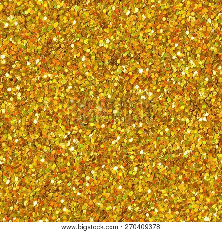 Glitter Makeup Powder Texture. Seamles Abstract Twinkle Background For New Years Or Christmas.