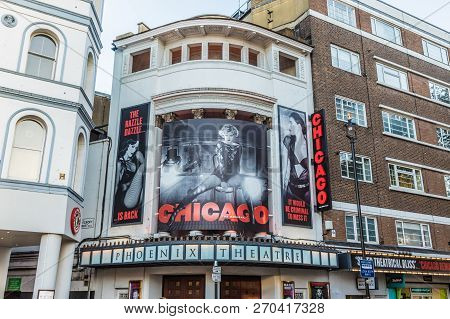 London. November 2018. The Chicago Play At The Phoenix Theatre In London