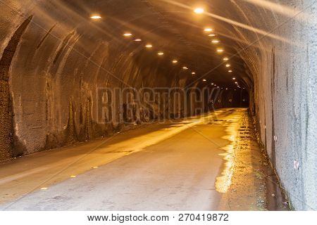 Tunnel On The Road Banos - Puyo, Ecuador