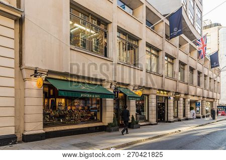 London. November 2018. A View Of The Cavendish Hotel In St James In London