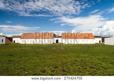 Buildings Inside The Fortress Of Sao Jose De Macapa In City Macapa, Brazil