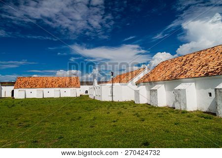 Buildings Inside The Fortress Of Sao Jose De Macapa In City Macapa, Brazil