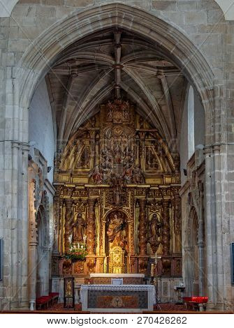 Altar Of Sancti Spiritus Church Of The Third Franciscan Order - Melide, Galicia, Spain, 1 October 20