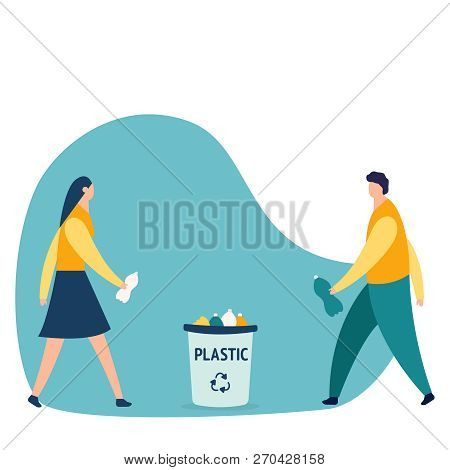 Vector Creative Illustration Of Business Graphics, The Employee Is Engaged In The Processing Of Garb