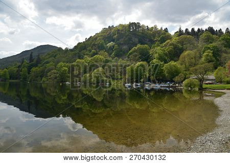 Shores At The Top Of Ullswater At Glenridding, English Lake District