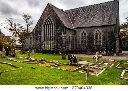 Stone Church And Cemetery