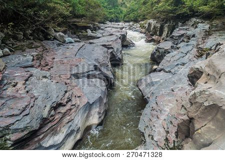El Estrecho, Narrows Of River Magdalena In Colombia