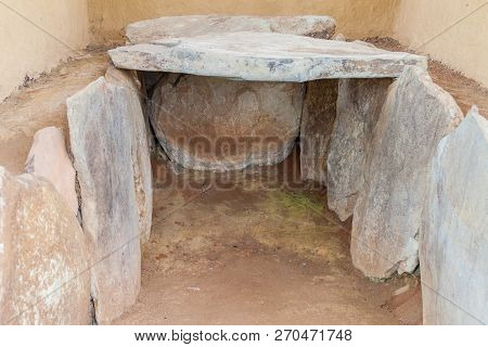 Tomb Located At Alto De Los Idolos Site Near San Agustin, Colombia