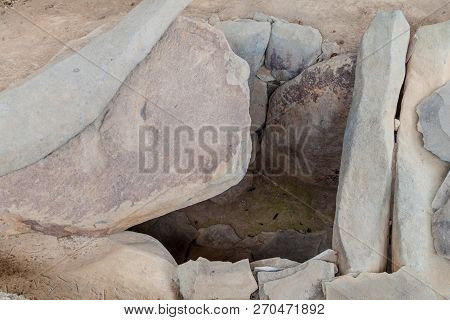 Tomb Located At Alto De Los Idolos Archeological Site Near San Agustin, Colombia