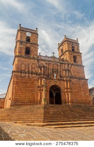 Cathedral Inmaculada Concepcion In Barichara Village, Colombia