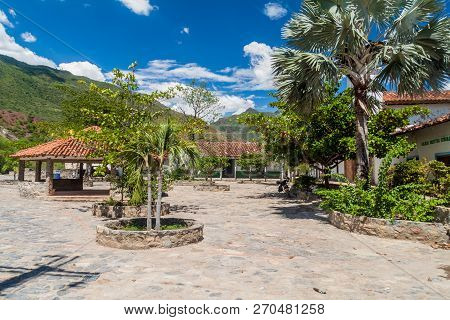 Jordan Village In Chicamocha River Canyon In Colombia