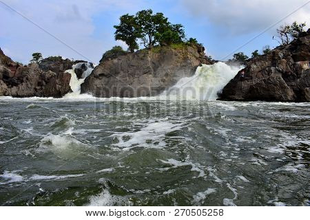 Hogenakkal - The Smoky Rock Waterfall Tamilnadu Dharmapuri District India