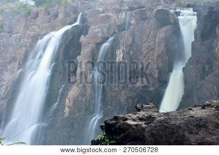 Amazing Waterfalls In Hogenakkal In Tamilnadu India