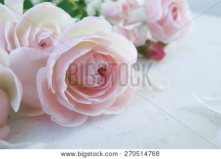 Bouquet Of Beautiful Pink Roses