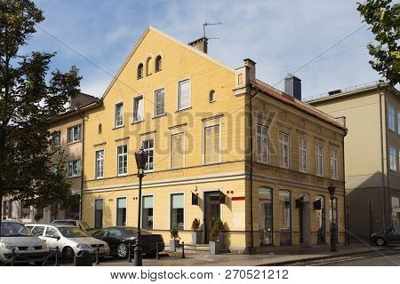 Old Historical Building In The Center Of The Klaipeda (former German Name Of Town Is Memel). Lithuan