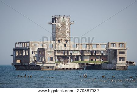 Poland, Gdynia. Old Luftwaffe Factories For The Production Of Aerial Torpedoes. Baltic Sea.