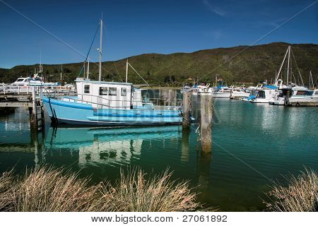 Haven van Havelock In de Marlborough Sounds