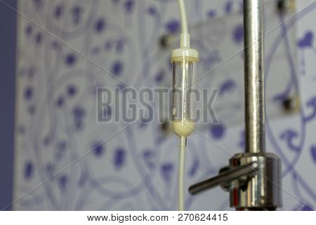 Close Up Of  Enteral Feeding (nasogastric Tube)