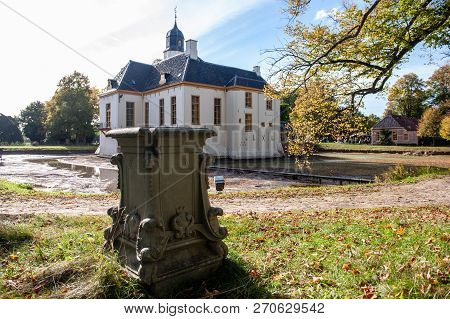 Exterior Of A Historic Palace In The Dutch Province Of Groningen, Known As Fraeylemaborg. Impression