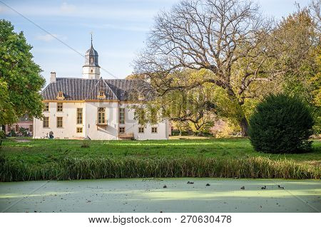 Exterior Of A Historic Palace In The Dutch Province Of Groningen, Known As Fraeylemaborg. Impression