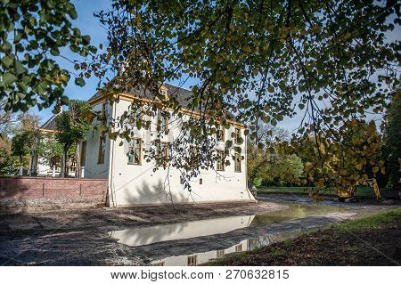 Exterior Of A Historic Palace In The Dutch Province Of Groningen, Known As Fraeylemaborg. Impression