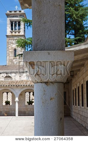 Madonna della Scala Abbey. Noci. Puglia. Italien.
