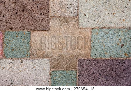 Wall Texture Of The Monastery Of Panagia Ekatontapiliani On Paros Island, Cyclades, Greece