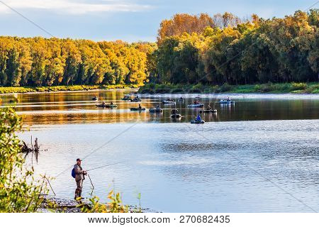 Ob River, Verkh-suzun, Suzun District, Novosibirsk Region, Western Siberia, Russia-september 22, 201