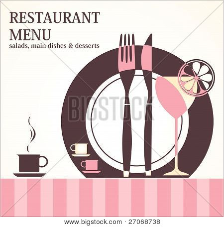 Restaurace menu design