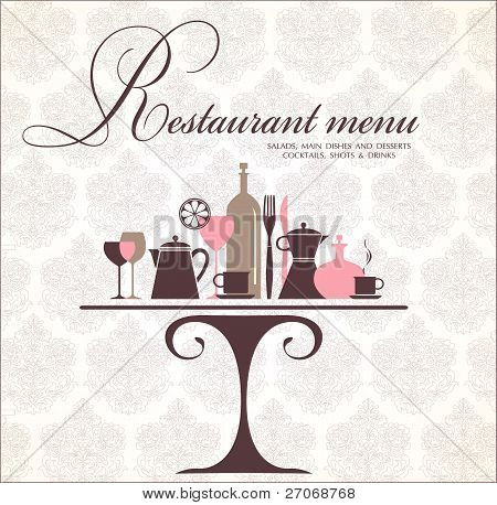 Restaurace menu design