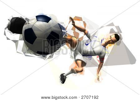 Giocatore di gioco del calcio