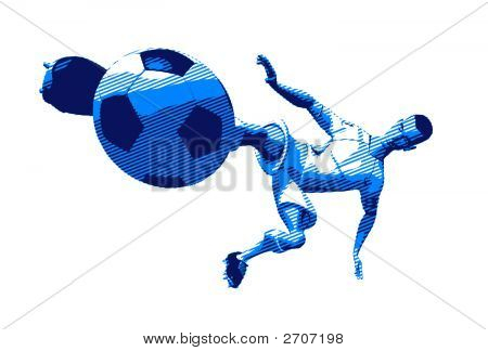 Giocatore di gioco del calcio