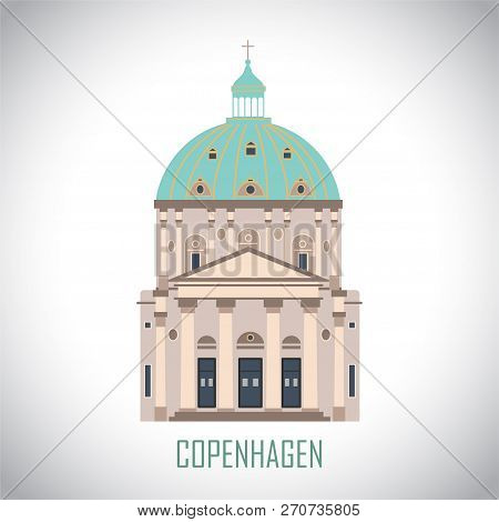 Frederik's Church In Copenhagen, Denmark