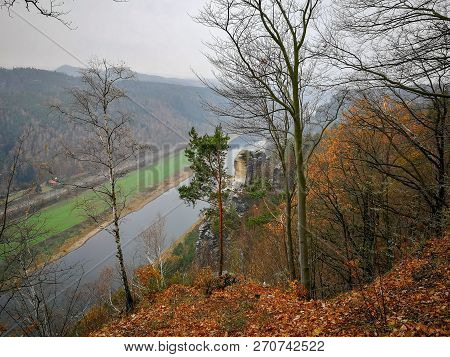 View In The Autumn To A River