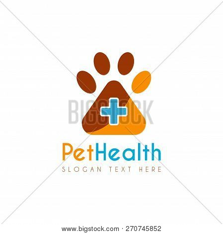 Vector Pet Medical Clinic Health Design Logo Template
