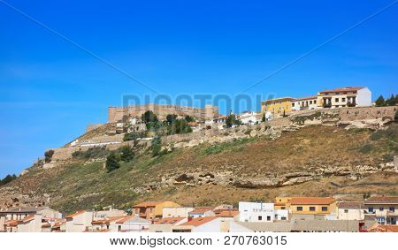 Chinchilla Montearagon by Saint James Way of Levante at La Mancha Spain