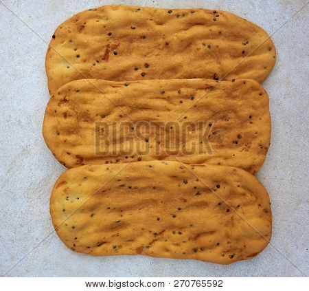Tortas de canamones bread from Castile La Mancha in Spain