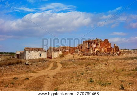 Silo de tellez in Toledo at Saint James Way in Castile La Mancha of Spain
