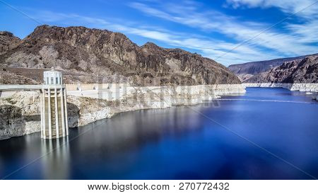 Wandering Around Hoover Dam On Lake Mead In Nevada And Arizona