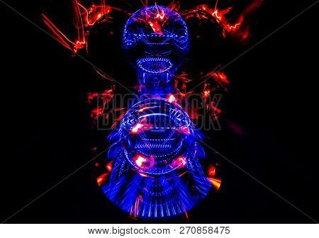 Abstract Eclispe Of The Rear Lensball In The Image.