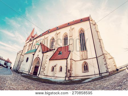 St. Nicholas' Deanery Church, Znojmo, Fish Eye