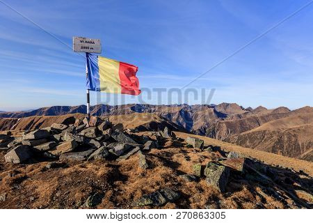 The Dara Peak (2500m) In Fagaras Mountains, Romania
