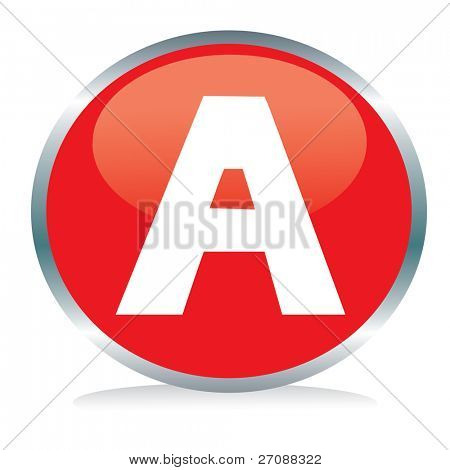 문자 A 버튼
