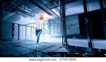 Future of virtual technology. Mixed media