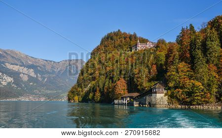 Beautiful Scenery Of Lake Brienz, Switzerland